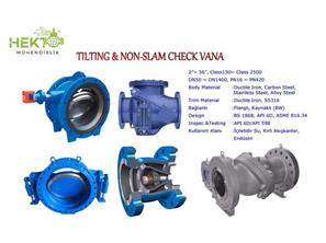 Tilting & Non-Slam Check Vana Çekvalf Çek Vana en