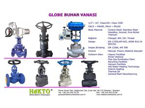 Glop Buhar Vanası Steam Globe Valve 