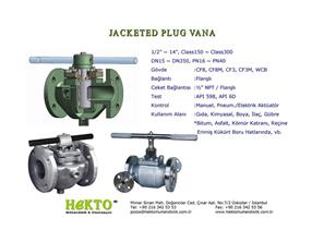 Ceketli Plug Vana Jacketed Valve