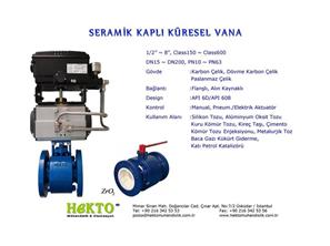 Seramik Kaplı Küresel vana Ceramics CERAMICS Lined LINED Ball Valve