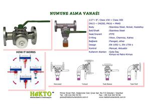 Numune Alma Vanası Sampling SAMPLING Valve