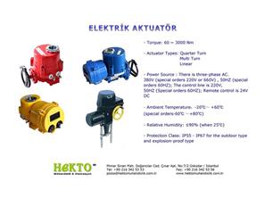 Elektrik Aktuatör Electric ELECTRIC Actuator