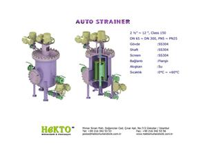 Auto Strainer STRAINER Otomatik Süzgeç Filtre Filter FILTER 