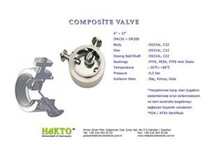 Composite Valve COMPOSITE Vana Hygienic HYGIENIC Aseptic ASEPTIC Sanitary SANITARY Yer çekimi boşaltım vanası Hijyenik