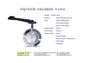 Sanitary SANITARY Hijyenik hygienic aseptic HYGIENIC ASEPTIC Valve Vana Kelebek Butterfly