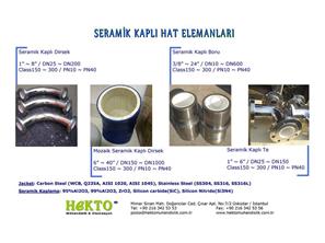 seramik Kaplı Hat Elemanları Ceramics CERAMICS Lined LINED Fittings FITTINGS 