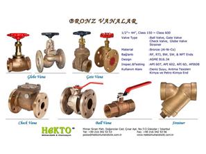 Bronz Vanalar Bronze Valves