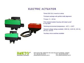 Elektrik Aktuatör Electric ELECTRIC Actuator