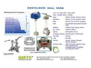 Kreyojenik Küresel Vana Cryogenics CRYOGENICS Ball Valve