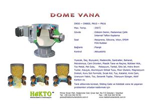 Dome Kubbe Vana Valve Granür Partikül Granulated 