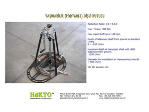 Taşınabilir Dişli Kutusu Portable Gear Box 